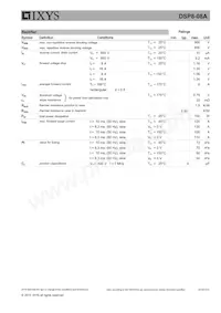 DSP8-08A Datasheet Pagina 2