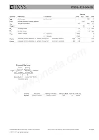 DSS2X121-0045B Datasheet Page 2