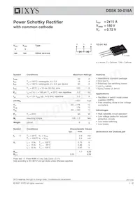 DSSK30-018A Datasheet Cover