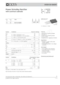 DSSK80-006BR Datasheet Copertura
