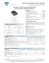 EDF1DS/45 Datasheet Page 1