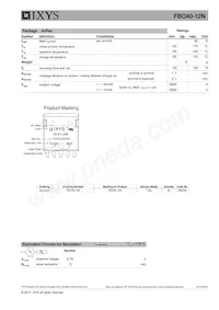 FBO40-12N Datasheet Pagina 3