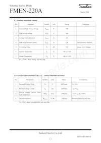 FMEN-220A Datasheet Page 2