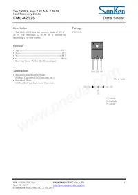 FML-4202S Datasheet Cover