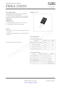 FMXA-2102ST Datasheet Cover
