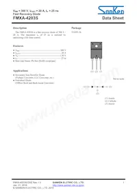 FMXA-4203S Datasheet Cover