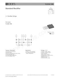 FUO50-16N Datasheet Cover