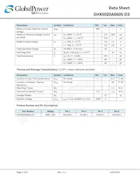 GHXS020A060S-D3 Datasheet Page 2