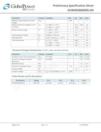 GHXS050A060S-D4 Datasheet Page 2