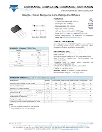 GSIB15A80N-M3/45 Datasheet Cover
