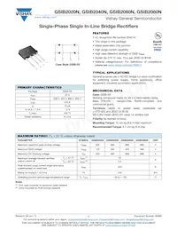 GSIB2080N-M3/45 Datasheet Cover