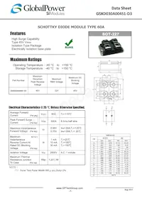 GSXD030A004S1-D3 Datasheet Cover