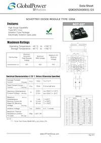GSXD050A006S1-D3 Datasheet Cover