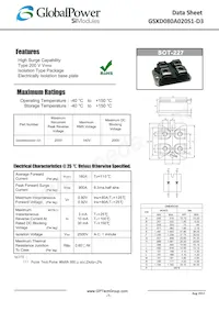 GSXD080A020S1-D3 Datasheet Cover