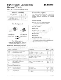 LQA30B200C Datasheet Cover