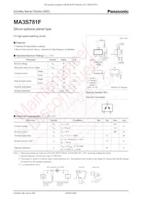 MA3S781F0L Datasheet Cover