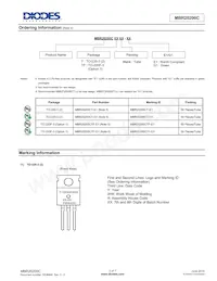 MBR20200CTF-E1 Datasheet Pagina 2