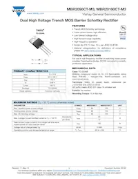 MBR2090CT-M3/4W Datasheet Cover