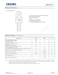 MBR30100CTF-E1 Datasheet Pagina 3