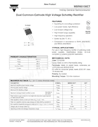 MBR60100CT-E3/45 Datasheet Cover