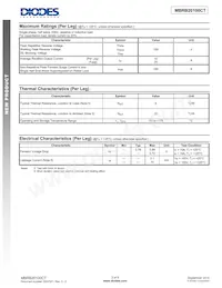 MBRB20100CT Datasheet Page 2