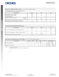 MBRB20200CT Datasheet Page 2