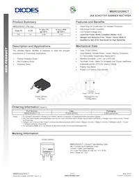 MBRD20200CT-13 Datasheet Cover