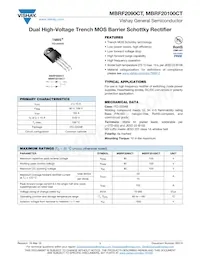 MBRF2090CT-M3/4W Datasheet Cover