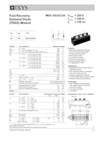 MEK350-02DA Datasheet Cover