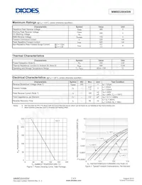 MMBD2004SW-7-F數據表 頁面 2