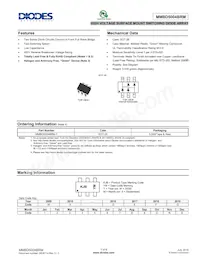 MMBD5004BRM-7 Datasheet Cover