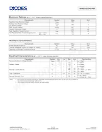 MMBD5004BRM-7 Datasheet Page 2