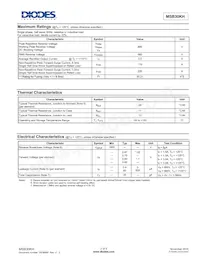MSB30KH-13 Datasheet Pagina 2
