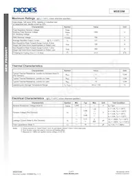 MSB30M-13 Datasheet Pagina 2