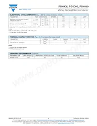 PB4006-E3/45 Datasheet Page 2