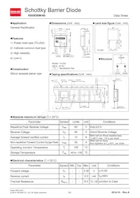 RB085BM-60TL Datasheet Copertura