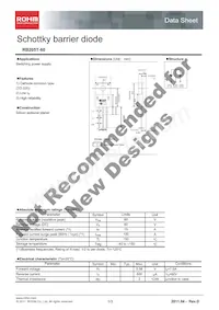 RB205T-60 Datasheet Cover