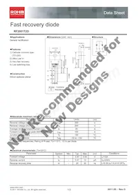 RF2001T2D Datasheet Cover
