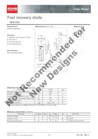 RF601T2D Datasheet Cover