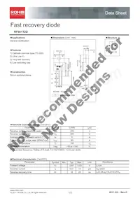 RF601T2D Datasheet Copertura