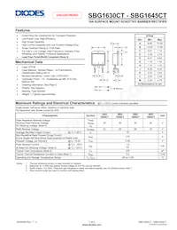 SBG1630CT-T Datasheet Cover
