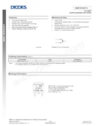 SBR10120CTL-13 Datasheet Cover