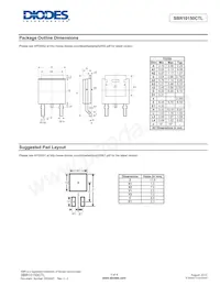 SBR10150CTL-13 Datasheet Page 3