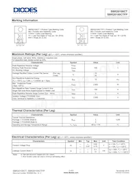 SBR20100CTFP Datasheet Page 2