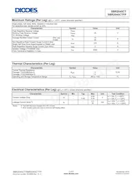 SBR2045CT-G Datasheet Page 2