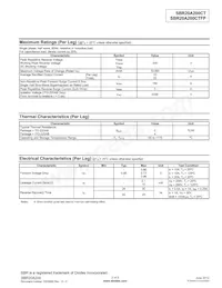 SBR20A200CTFP數據表 頁面 2