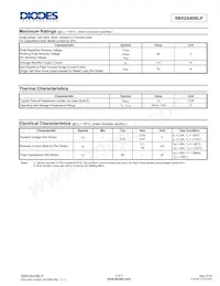 SBR2A40BLP-13 Datasheet Pagina 2