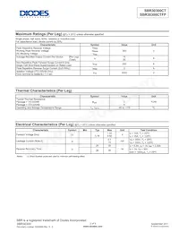 SBR30300CT Datasheet Page 2