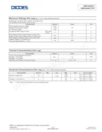 SBR3040CT Datasheet Page 2