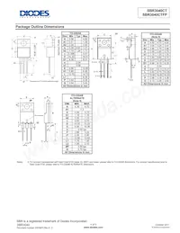 SBR3040CT Datasheet Page 4